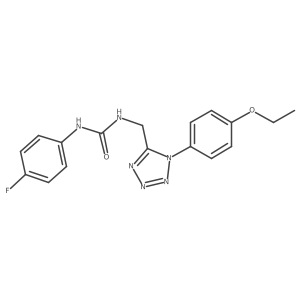 1-((1-(4-ethoxyphenyl)-1H-tetrazol-5-yl)methyl)-3-(4-fluorophenyl)urea Structure