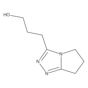 3-{5H,6H,7H-Pyrrolo[2,1-C][1,2,4]triazol-3-YL}propan-1-OL Structure