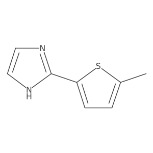 2-(5-Methyl-2-thienyl)imidazole Structure