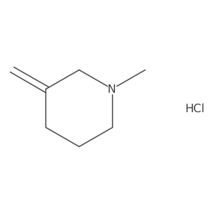 1-Methyl-3-methylenepiperidine hydrochloride结构式