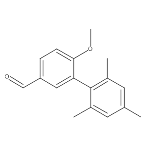 6-Methoxy-2',4',6'-trimethyl[1,1'-biphenyl]-3-carboxaldehyde Structure