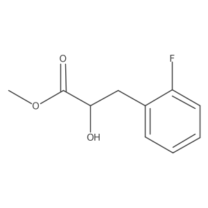 Methyl 3-(2-fluorophenyl)-2-hydroxypropanoate Structure