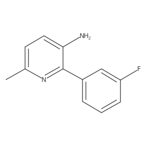 2-(3-Fluorophenyl)-6-methylpyridin-3-amine Structure
