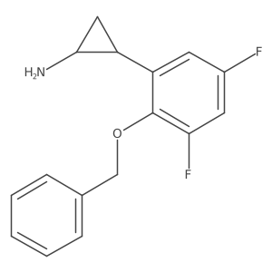 (1R,2S)-2-(2-(Benzyloxy)-3,5-difluorophenyl)cyclopropanamine结构式