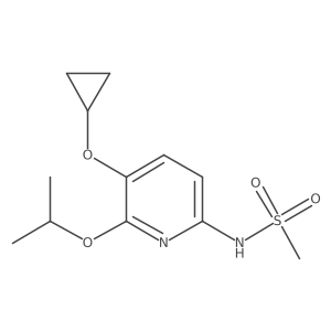 N-(5-Cyclopropoxy-6-isopropoxypyridin-2-YL)methanesulfonamide Structure