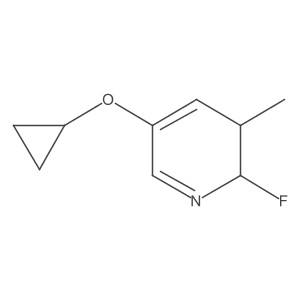 5-Cyclopropoxy-2-fluoro-3-methyl-2,3-dihydropyridine Structure