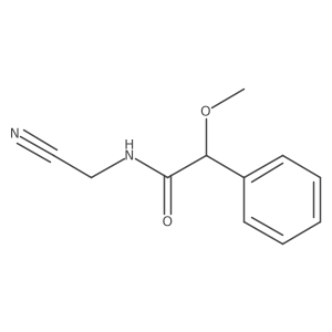 N-(cyanomethyl)-2-methoxy-2-phenylacetamide结构式