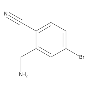 2-(Aminomethyl)-4-bromobenzonitrile Structure