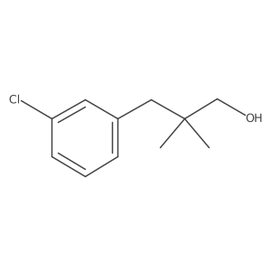 3-(3-Chlorophenyl)-2,2-dimethylpropan-1-ol Structure