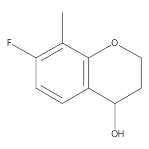 7-Fluoro-8-methylchroman-4-ol Structure