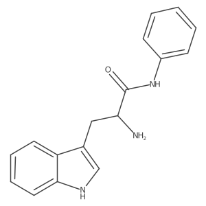 (S)-2-Amino-3-(1H-indol-3-yl)-N-phenylpropanamide Structure