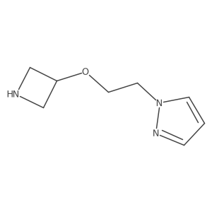 1-(2-(Azetidin-3-yloxy)ethyl)-1h-pyrazole Structure