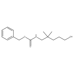 benzyl N-(5-hydroxy-2,2-dimethylpentyl)carbamate Structure