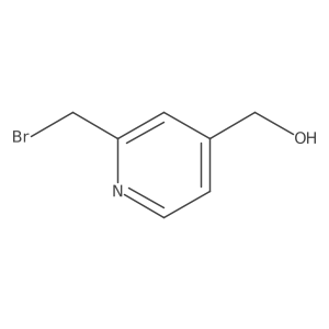 (2-(Bromomethyl)pyridin-4-yl)methanol结构式