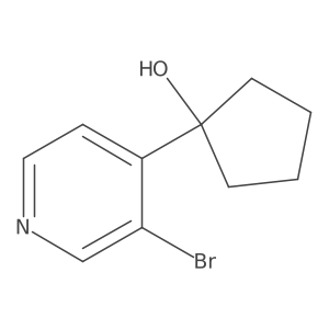 1-(3-Bromo-pyridin-4-yl)-cyclopentanol Structure