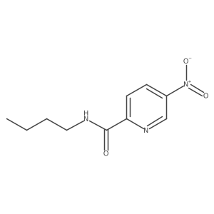 N-Butyl 5-nitropicolinamide结构式