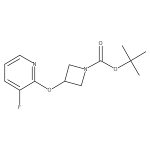 Tert-butyl 3-[(3-fluoropyridin-2-yl)oxy]azetidine-1-carboxylate Structure