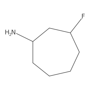 3-Fluorocycloheptan-1-amine结构式