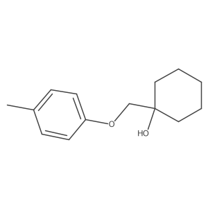 1-((p-Tolyloxy)methyl)cyclohexan-1-ol Structure