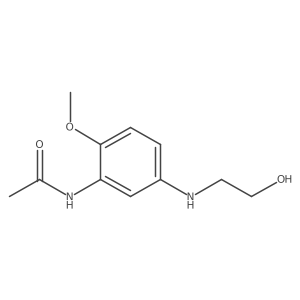 Acetamide, N-[5-[(2-hydroxyethyl)amino]-2-methoxyphenyl]-结构式