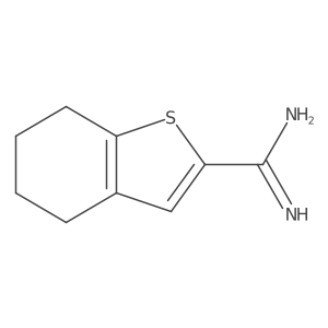 4,5,6,7-Tetrahydro-1-benzothiophene-2-carboximidamide Structure