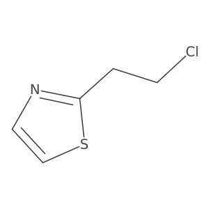2-(2-Chloroethyl)thiazole结构式