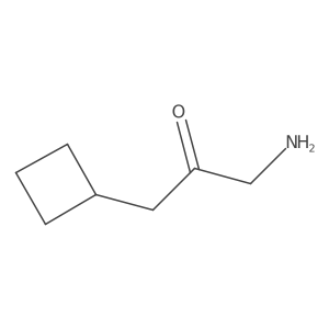 1-Amino-3-cyclobutylpropan-2-one Structure
