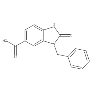 3-benzyl-2-oxo-2,3-dihydro-1H-benzo[d]imidazole-5-carboxylic acid Structure
