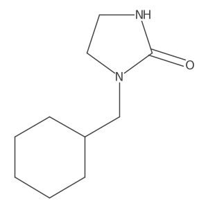 1-(Cyclohexylmethyl)-2-imidazolidinone结构式