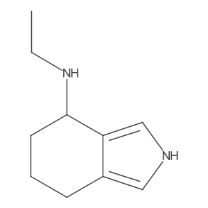 N-ethyl-4,5,6,7-tetrahydro-2H-isoindol-4-amine Structure