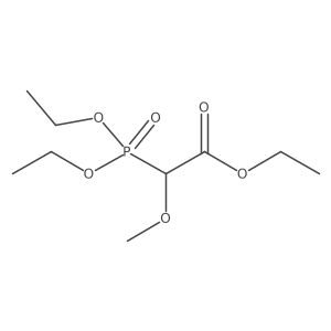 Ethyl 2-(diethoxyphosphoryl)-2-methoxyacetate Structure