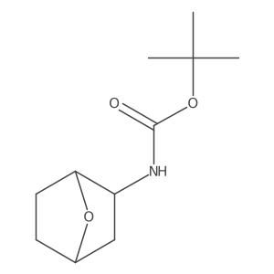tert-butyl N-{7-oxabicyclo[2.2.1]heptan-2-yl}carbamate结构式