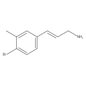 3-(4-Bromo-3-methylphenyl)prop-2-en-1-amine Structure