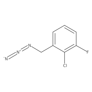 1-(Azidomethyl)-2-chloro-3-fluorobenzene Structure