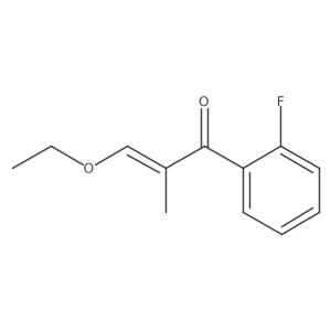 3-Ethoxy-1-(2-fluorophenyl)-2-methylprop-2-en-1-one Structure