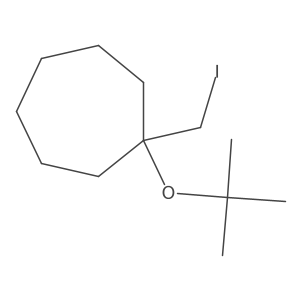 1-(tert-Butoxy)-1-(iodomethyl)cycloheptane Structure