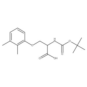 N-Boc-O-(2,3-dimethylphenyl)-L-serine Structure