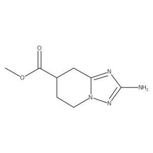 Methyl 2-amino-5H,6H,7H,8H-[1,2,4]triazolo[1,5-a]pyridine-7-carboxylate Structure