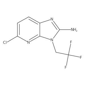5-Chloro-3-(2,2,2-trifluoroethyl)-3H-imidazo[4,5-b]pyridin-2-amine Structure