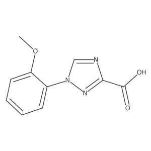 1-(2-Methoxyphenyl)-1H-1,2,4-triazole-3-carboxylic acid结构式