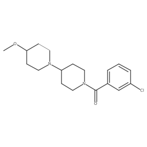 1'-(3-Chlorobenzoyl)-4-methoxy-1,4'-bipiperidine Structure