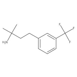 2-Methyl-4-[3-(trifluoromethyl)phenyl]butan-2-amine Structure