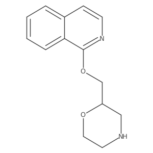 1-[(Morpholin-2-yl)methoxy]isoquinoline结构式
