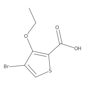 4-Bromo-3-ethoxythiophene-2-carboxylic acid Structure