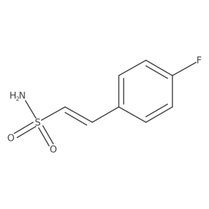 2-(4-Fluorophenyl)ethenesulfonamide结构式