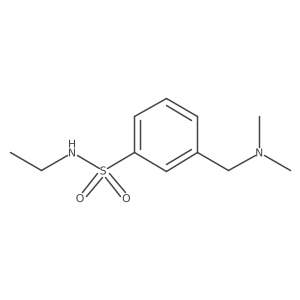 3-[(dimethylamino)methyl]-N-ethylbenzene-1-sulfonamide结构式