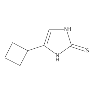 5-cyclobutyl-1H-imidazole-2-thiol Structure