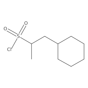 1-Cyclohexylpropane-2-sulfonyl chloride Structure