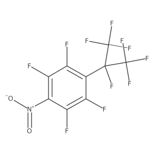 1,2,4,5-Tetrafluoro-3-(1,1,1,2,3,3,3-heptafluoropropan-2-yl)-6-nitrobenzene Structure