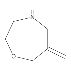 6-Methylene-[1,4]oxazepane结构式